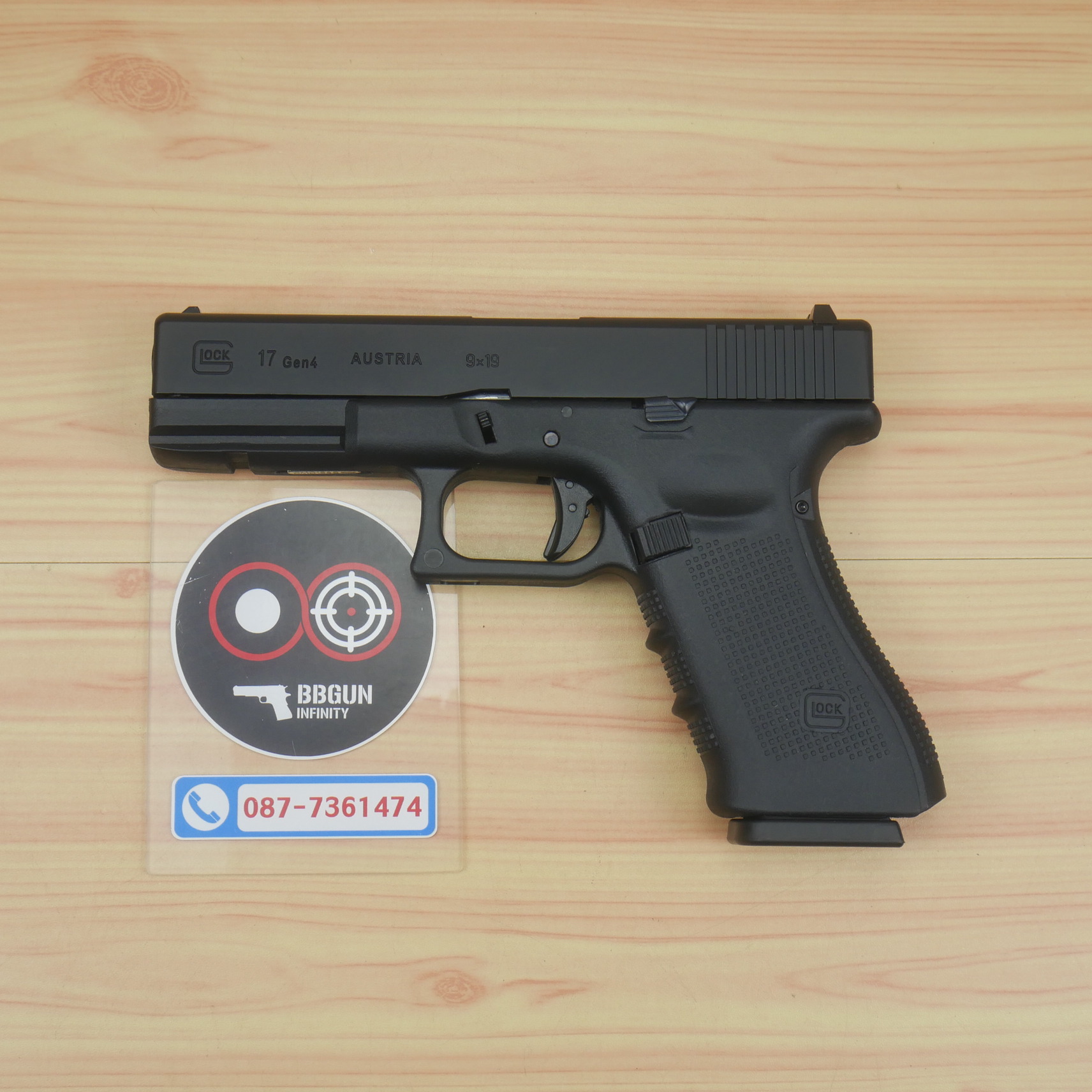 บีบีกันอัดแก๊ส Glock 17 Gen 4 E&C 1106 BB GUN