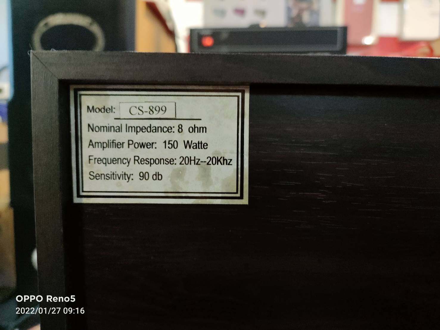 WARON WA 899 SPEAKER CENTER + SURROUND