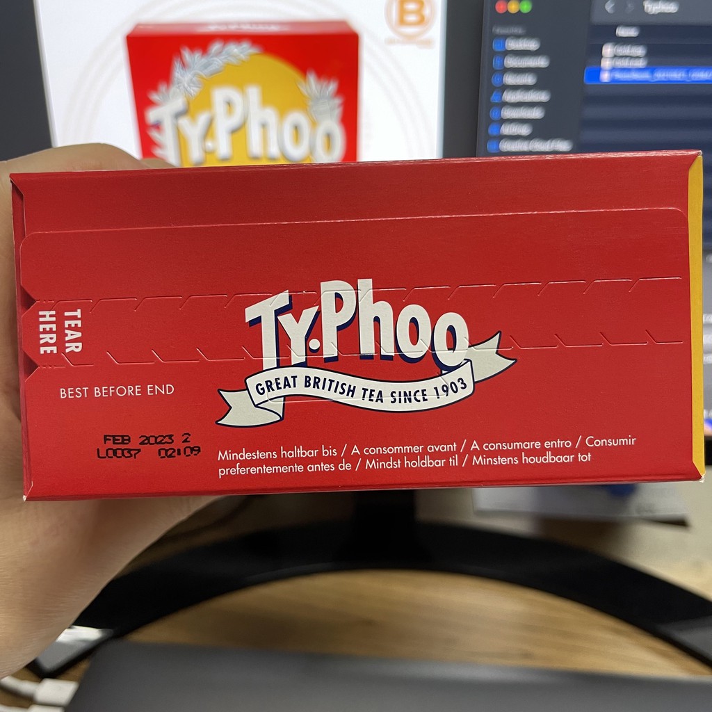 ไทฟู โกลด์ ที 80 ซอง ใบชาดำอบแห้ง Typhoo Gold Great British Tea 80 Teabags