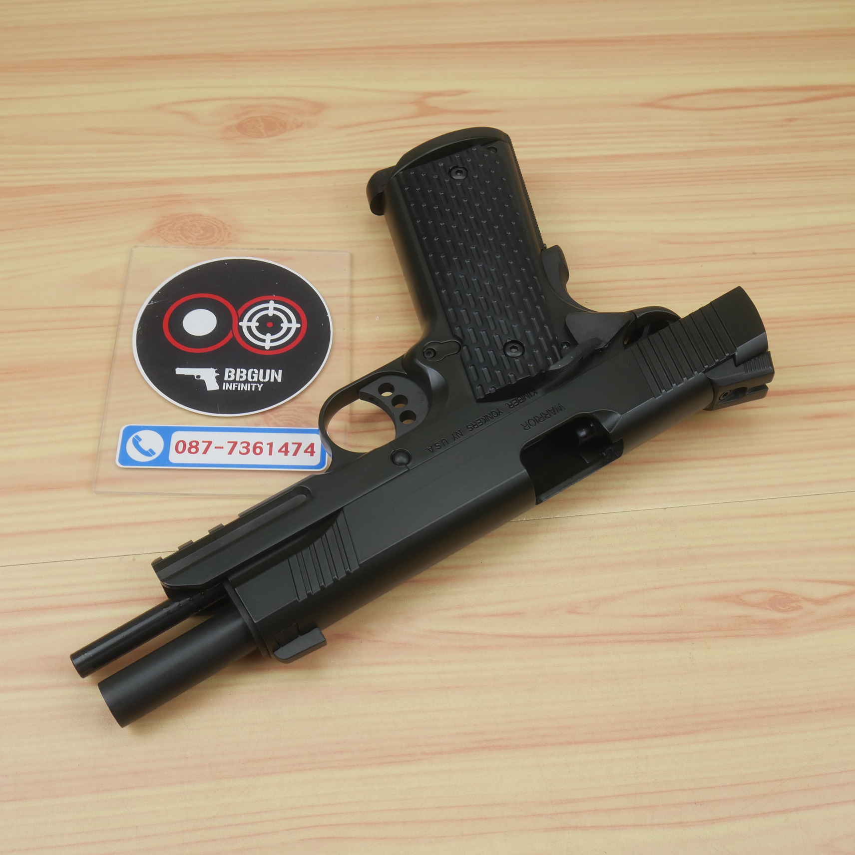บีบีกันอัดแก๊ส T8 SP System KIMBER 1911 สีดำ BB GUN