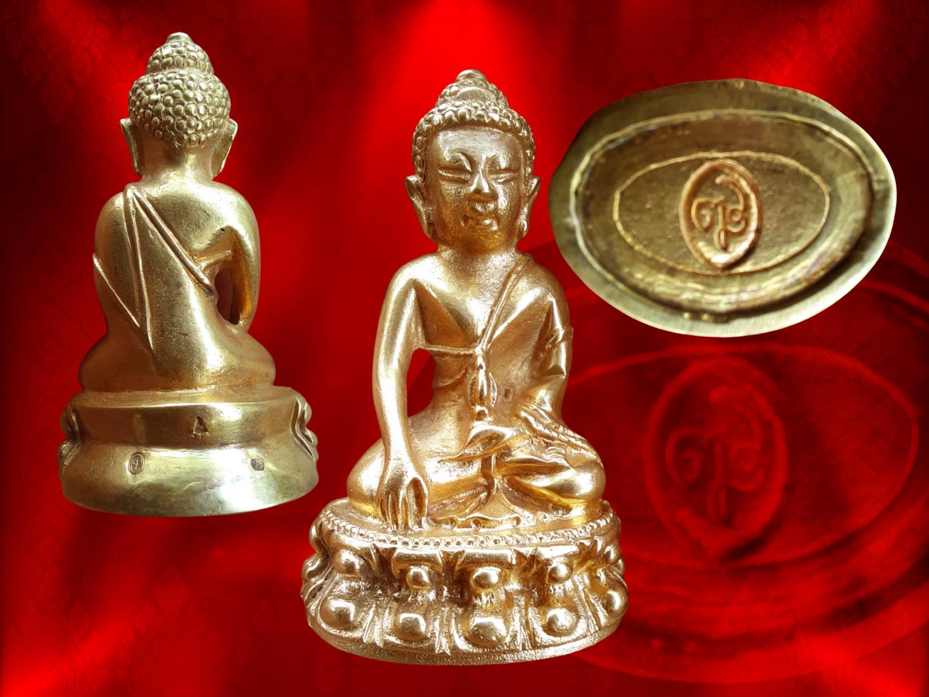 พระกริ่งญาณรังสี รุ่นแรก ปี 2531 เนื้อทองคำ 53 กรัม