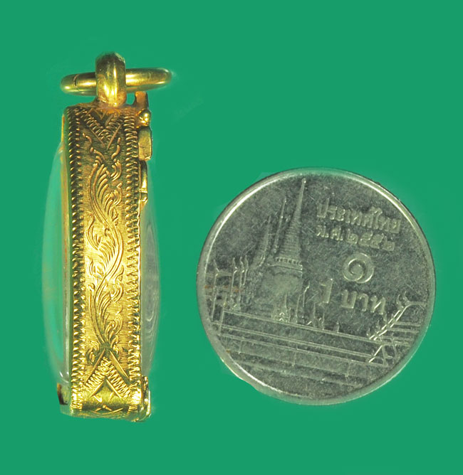 ขายแล้ว*32250 พระพุทธชินราช พิษณุโลก ไม่ทราบปี เนื้อเงิน เลี่ยมกรอบทองคำ 54