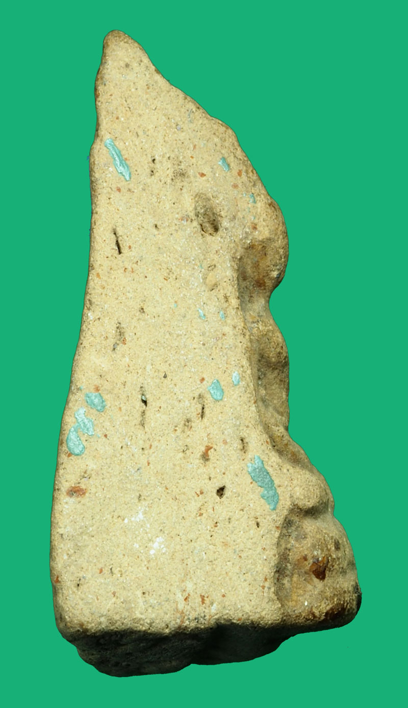 ขายแล้ว*36174 พระเนื้อดิน ตัดเดี่ยว พอมีอายุ ไม่ทราบที่และปีสร้าง 9.1