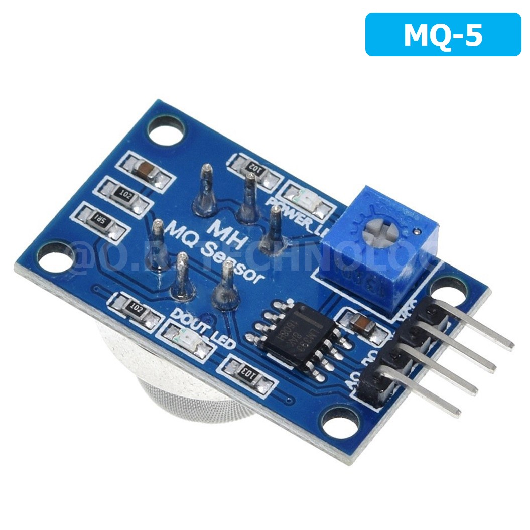 AB049 MQ-5 เซนเซอร์ตรวจจับ ก๊าซหุงต้ม LPG มีเทน Liquefied Gas Methane Sensor Gas Sensor Detection เซนเซอร์แก๊ส เซนเซอร์ตรวจจับก๊าซ