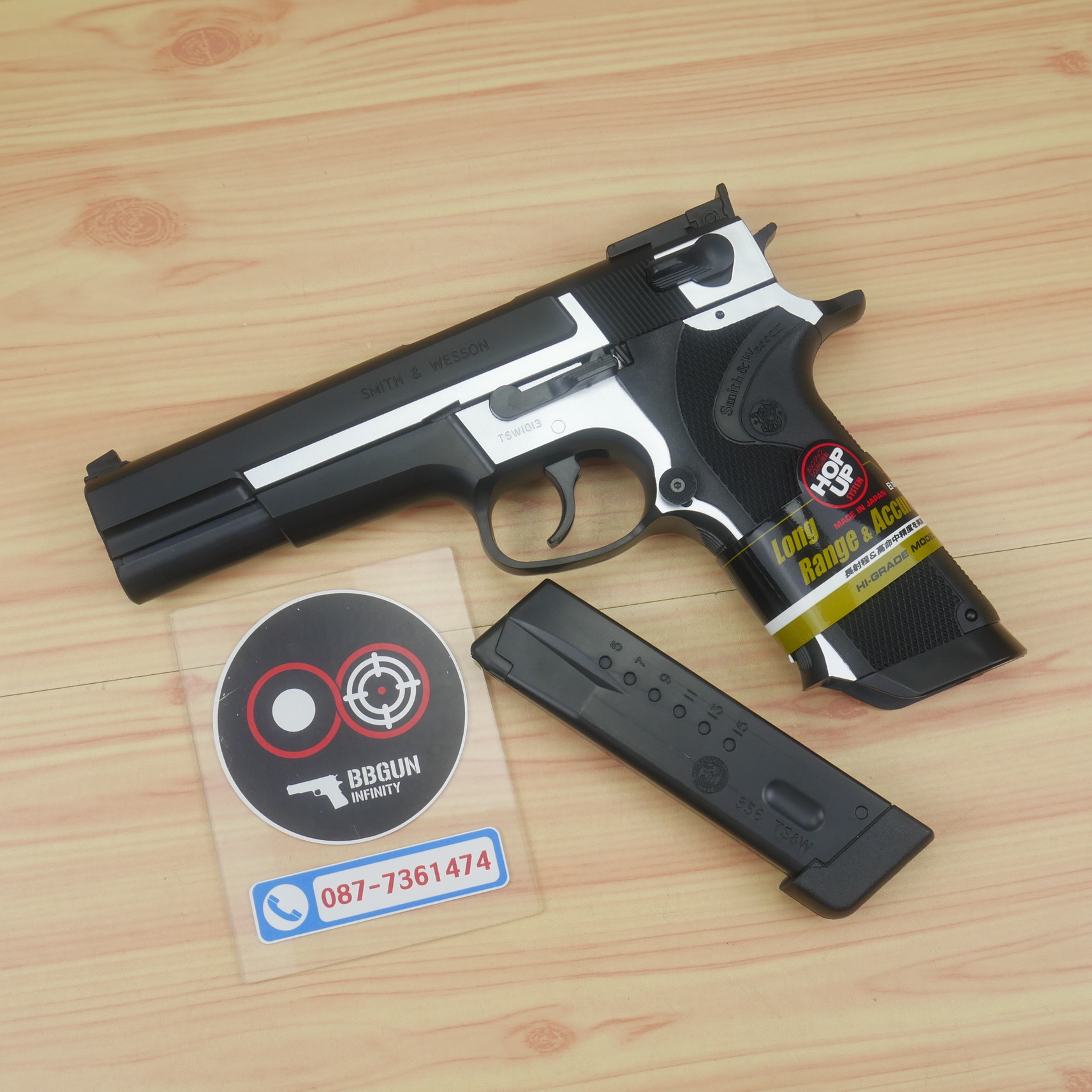 ปืนอัดลมสปริงชักยิงญี่ปุ่น Tokyo Marui S&W PC356 Spring Pistol (HG, Hop Up)