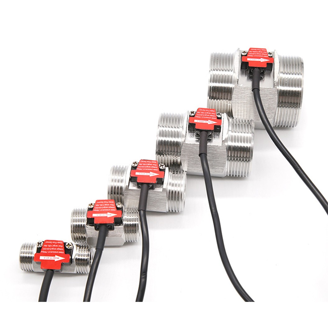 YF-B5-S G3/4" เซนเซอร์วัดอัตราการไหล สแตนเลส 5-24VDC Stainless Water Flow sensor Meter 1-30L/min DC 5-24V Flowmeter มิเตอร์วัดอัตราการไหล