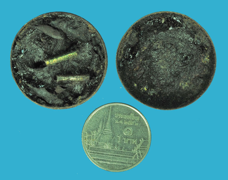 *38616 สีผึ้งเขียว หลวงพ่อทาบ วัดกระบกขึ้นผึ้ง ระยอง (เนื้อสีผึ้งและตลับเก่าถึงยุค) 12