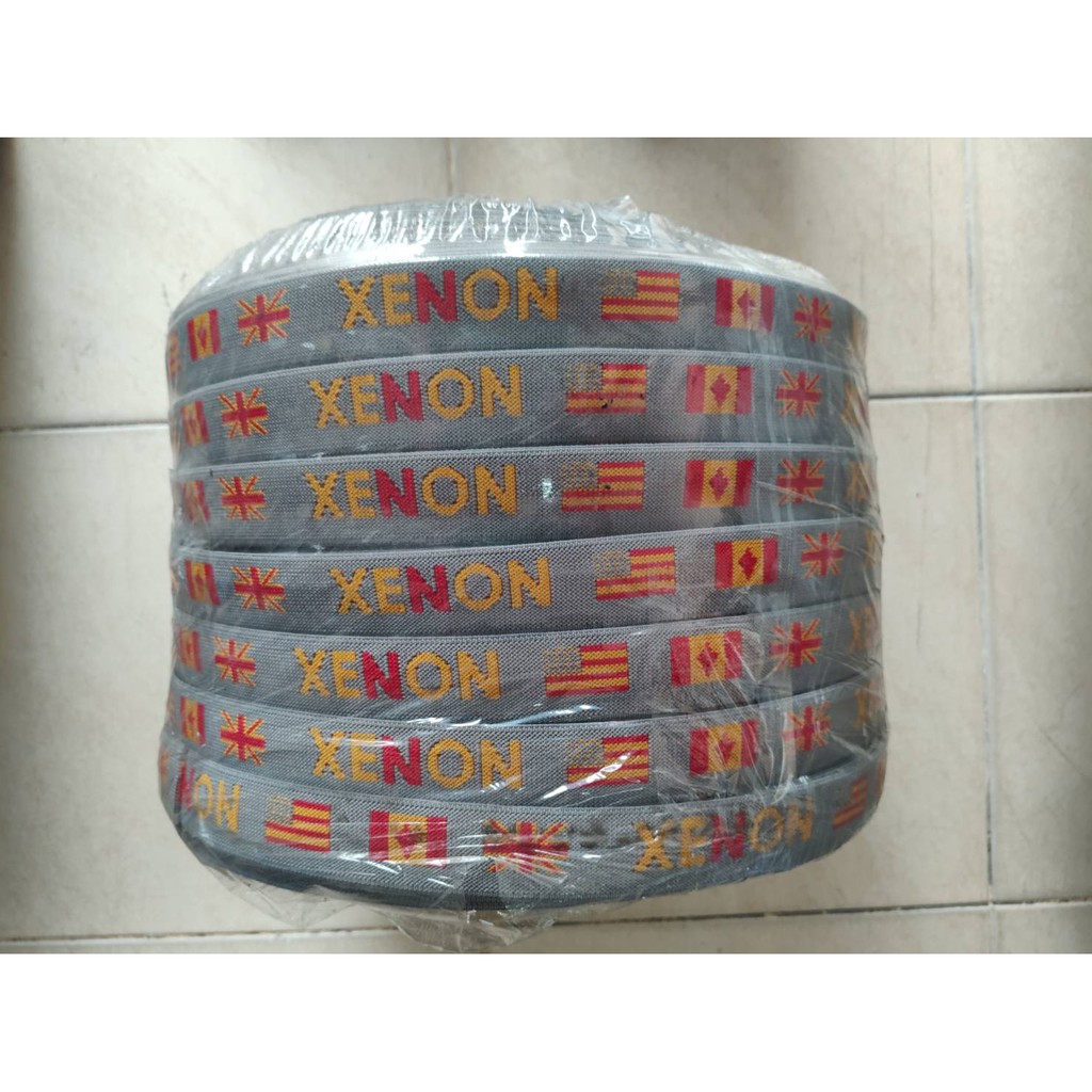 ยางยืด ''ลายธงชาติ'' ยางยืดกางเกง ขอบเอวกางเกง ขนาด 1 นิ้ว / 1 ม้วน ความยาว 30 เมตร (ราคารวมแวท ถูกที่สุด)