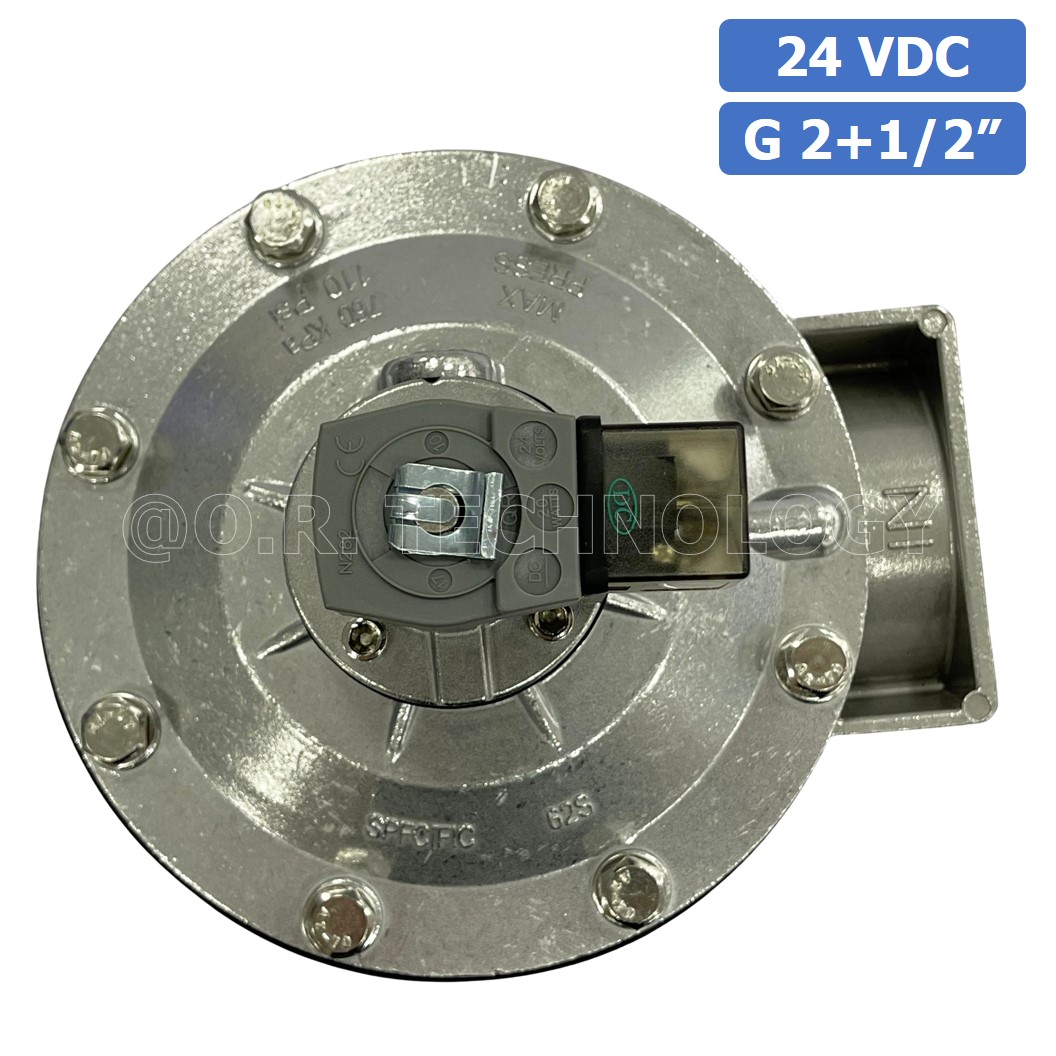 (1ชิ้น) DMF-Z-62 24VDC วาล์วพัลส์ดักฝุ่น อลูมิเนียม 2 Way Right Angle Solenoid Pulse Valve Aluminum Alloy Dust Collector