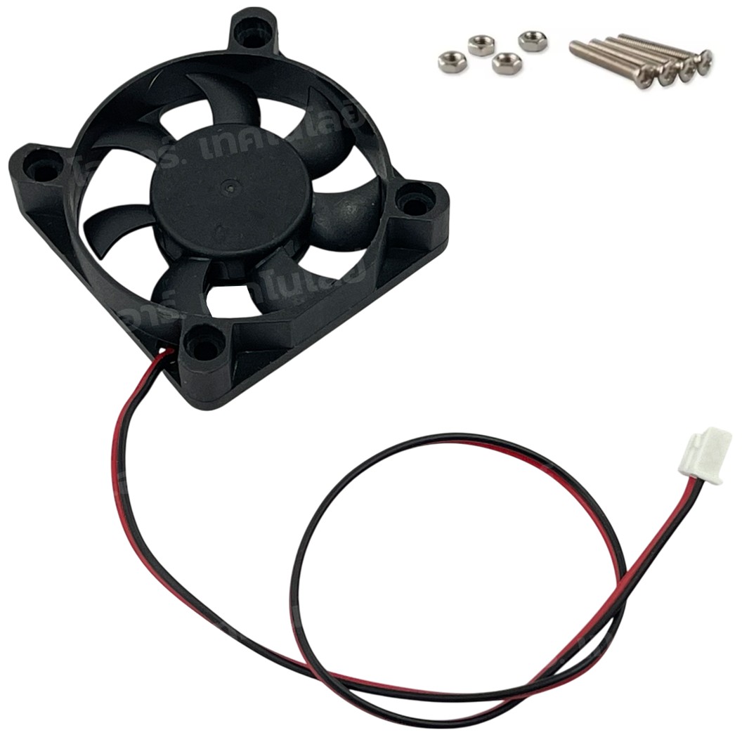 FAN 5010/4010/3010 DC5V/12V พัดลมระบายอากาศ ขนาดเล็ก 30x30/40x40/50x50mm พัดลมระบายความร้อน 5VDC/12VDC Mini Fan DC ขนาด 3x3cm/4x4cm/5x5cm Brushless Cooling Fan