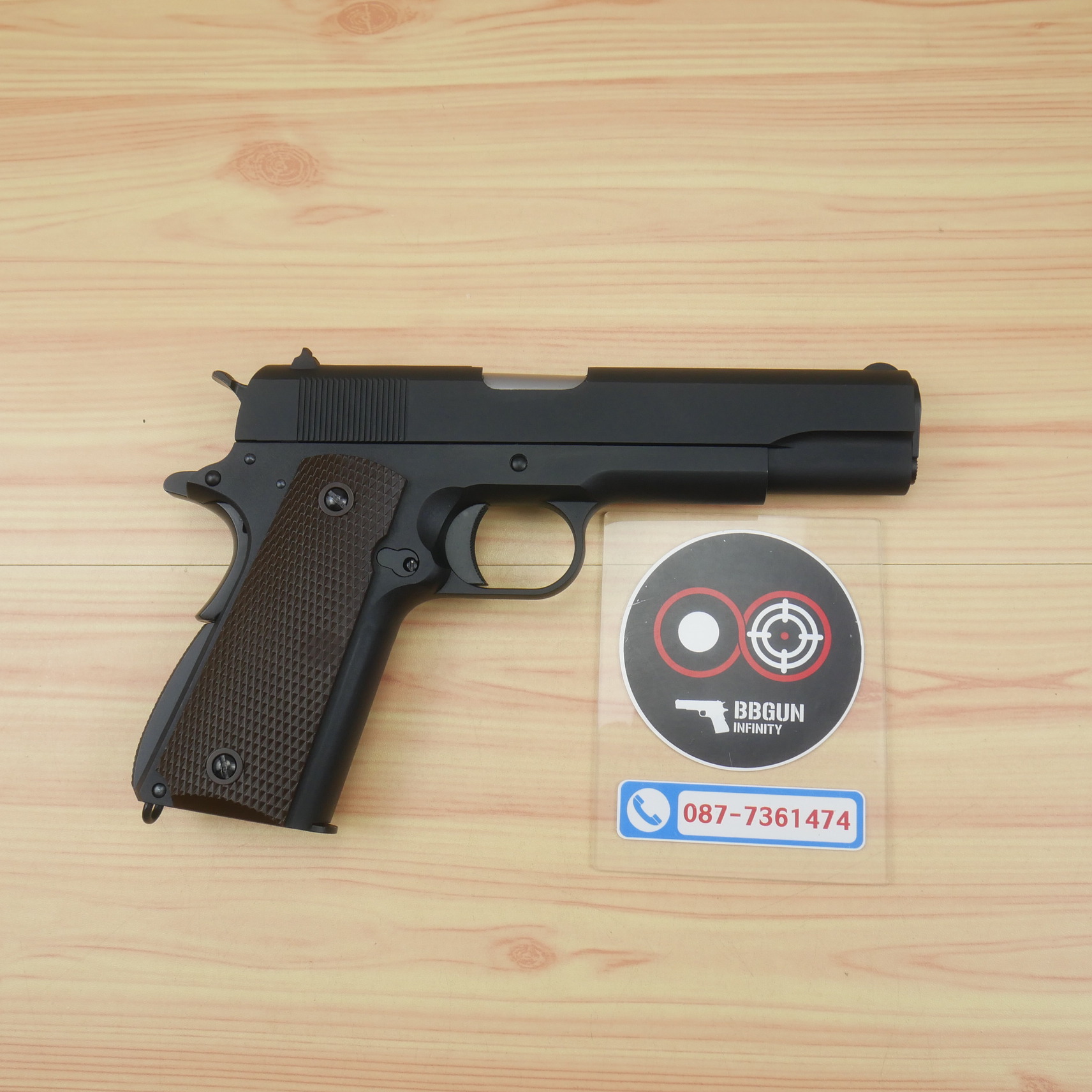 บีบีกันอัดแก๊ส WE M1911 A1 สีดำ BB GUN