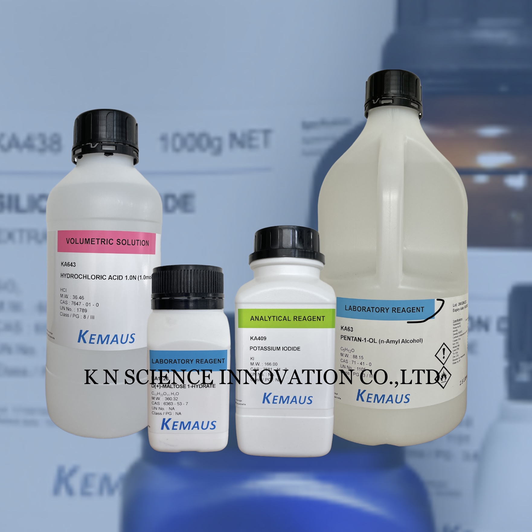 ORTHOPHOSPHORIC ACID 85% (ขวดพลาสติกมีหูจับ) AR KemAus 2.5 LT KA371
