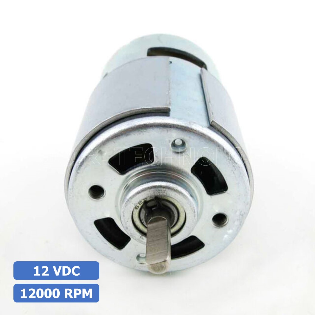 (1ชิ้น) JB183 มอเตอร์ 775 12VDC 12000RPM มอเตอร์ความเร็วสูง มอเตอร์สว่าน แกนขนาด 5mm DC Motor 775 D Shaft