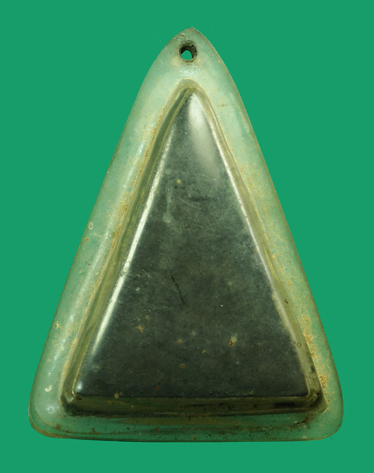 ขายแล้ว*35161 พระพุทธชินราช วัดประสาทบุญญาวาส ปี 2506 เนื้อเทาดำ เลี่ยมพลาสติกอย่างเก่า 9