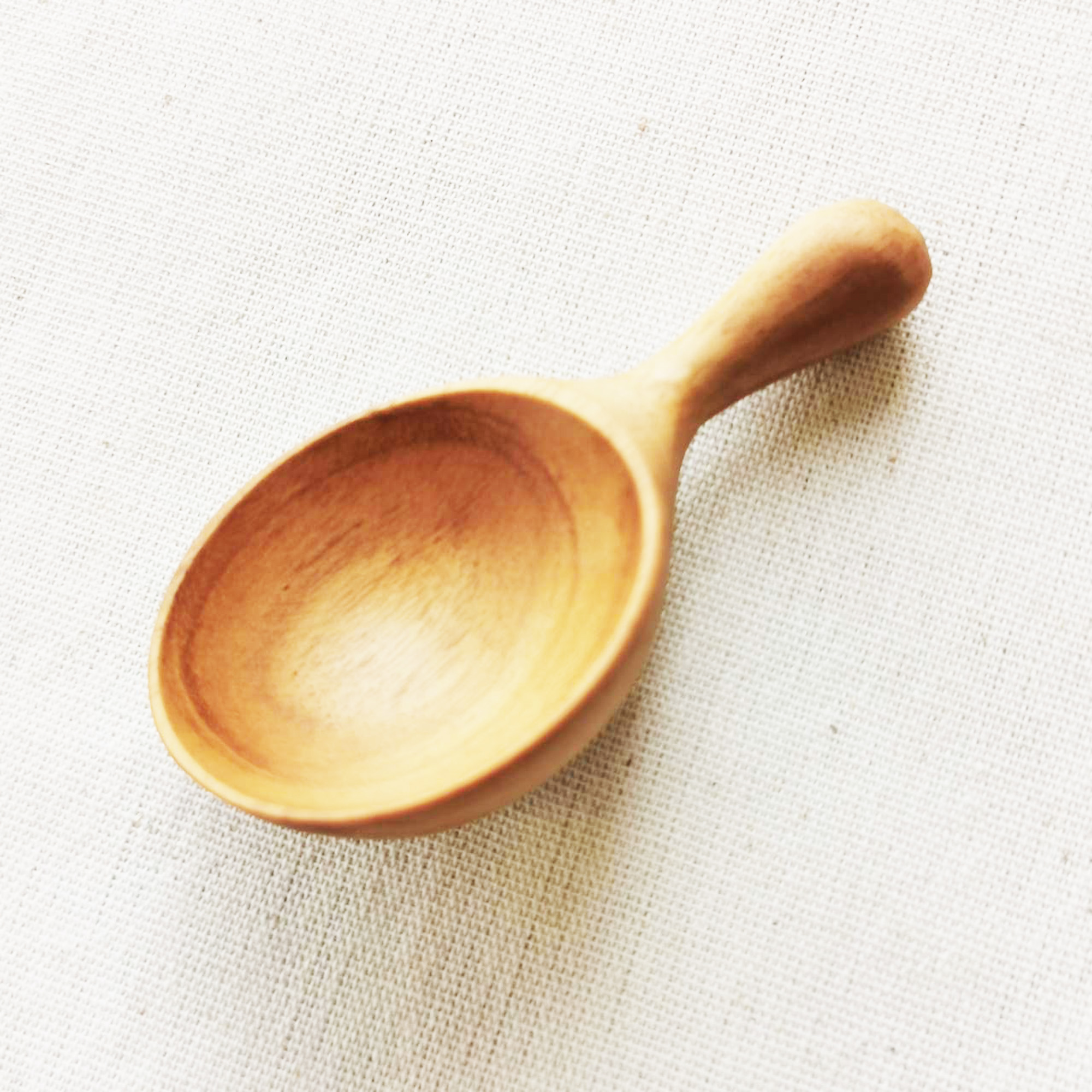 ช้อนเครื่องปรุง เคริ่องเทศ ช้อนจิ๋ว ไม้สัก Mini Tiny Teak Wooden Condiment Spice Seasoning Spoon Vintage Safe Non-Toxic