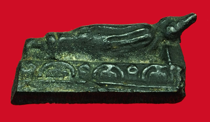 *35936 พระพุทธไสยาสน์ เนื้อทองเหลือง รมดำเก่ายุคปี พ.ศ. 249X ไม่ทราบที่และปีสร้าง 8