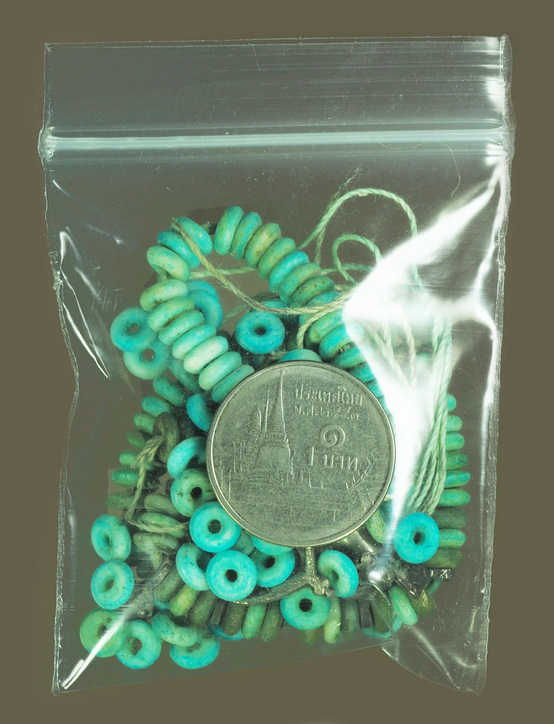 ขายแล้ว*39429 ลูกปัดโบราณเก่ามีอายุ ไม่ได้ร้อยเป็นเส้น ยกถุง (เครื่องประดับ)16