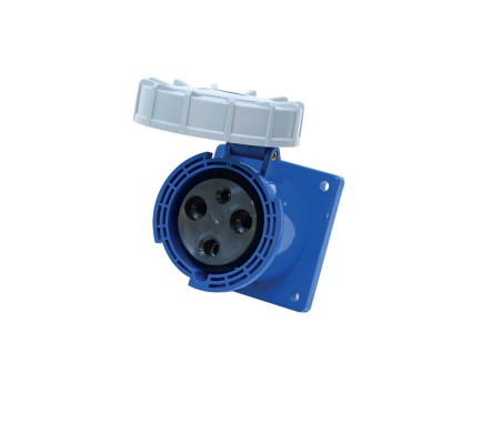 HTN 4431 ปลั๊กตัวเมียฝังตรง 2P+E 125A 230V IP67 6h
