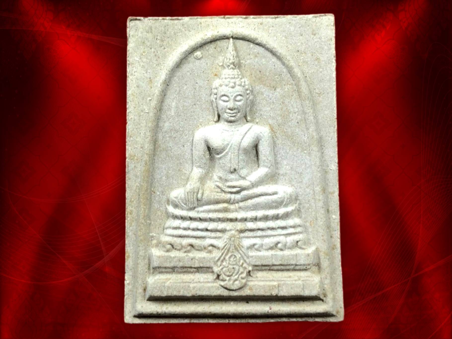 พระพุทธชินสีห์ ภปร.(สมเด็จทันโต) ผสมมวลสารมหามงคลพระทนต์ในหลวง ร.9 ปี 2533 (พิมพ์ใหญ่) มีกล่องครบถ้วน