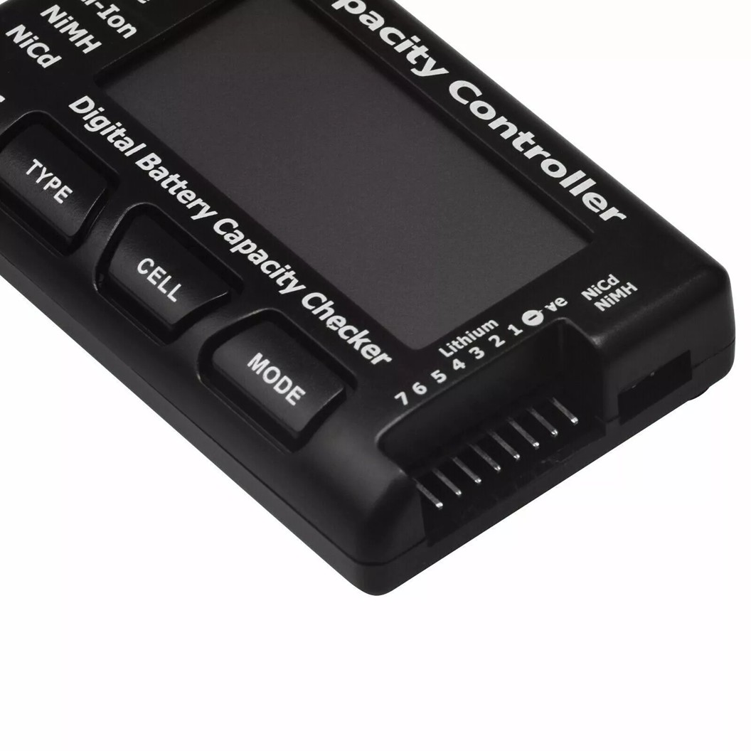 Cellmeter-7 เครื่องวัดแบตเตอรี่ Digital Battery Capacity Voltage Checker RC Cell Meter LiPo LiFe Li-ion NiMH เครื่องวัดความจุแบตเตอรี่