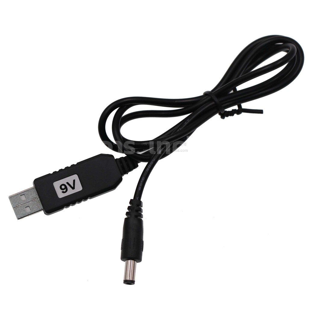 USB-Jack DC สาย USB แปลงไฟ เป็นแจ็ค DC 5V/9V/12V USB cable to Jack DC 5.5x2.1mm 5VDC/9VDC/12VDC USB to Jack DC