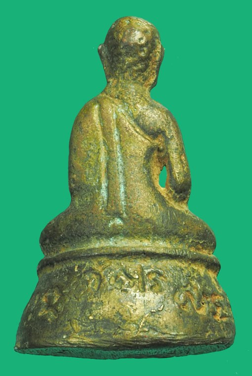 ขายแล้ว*35720 รูปหล่อโบราณพระศรีอาริยเมตไตรย์ วัดไลย์ ลพบุรี ประมาณปี 2500 เนื้อทองเหลือง 8