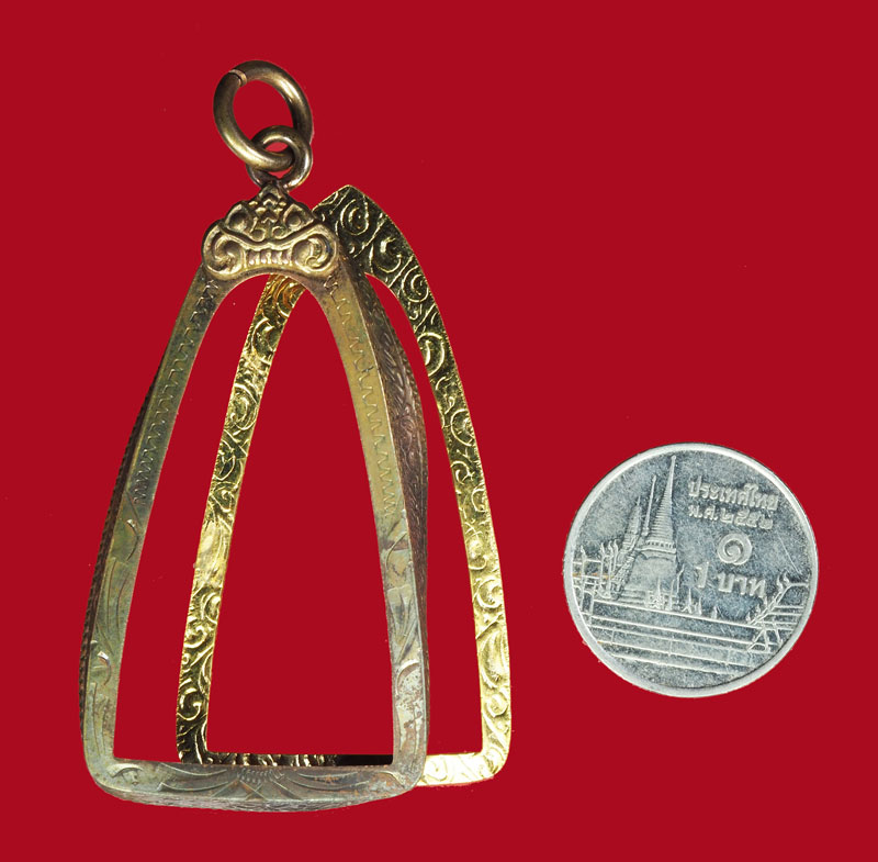 *31192 กรอบสำหรับใส่พระเครื่อง แบบหน้าหลักประกบ ไม่มีพลาสติก 16