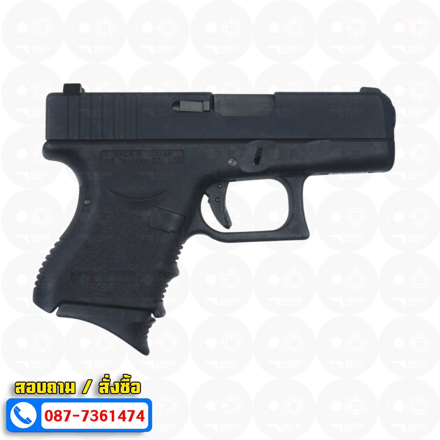 ปืนบีบีกันอัดแก๊ส WE G26 Gen3 GBB (Black) (Full Auto)