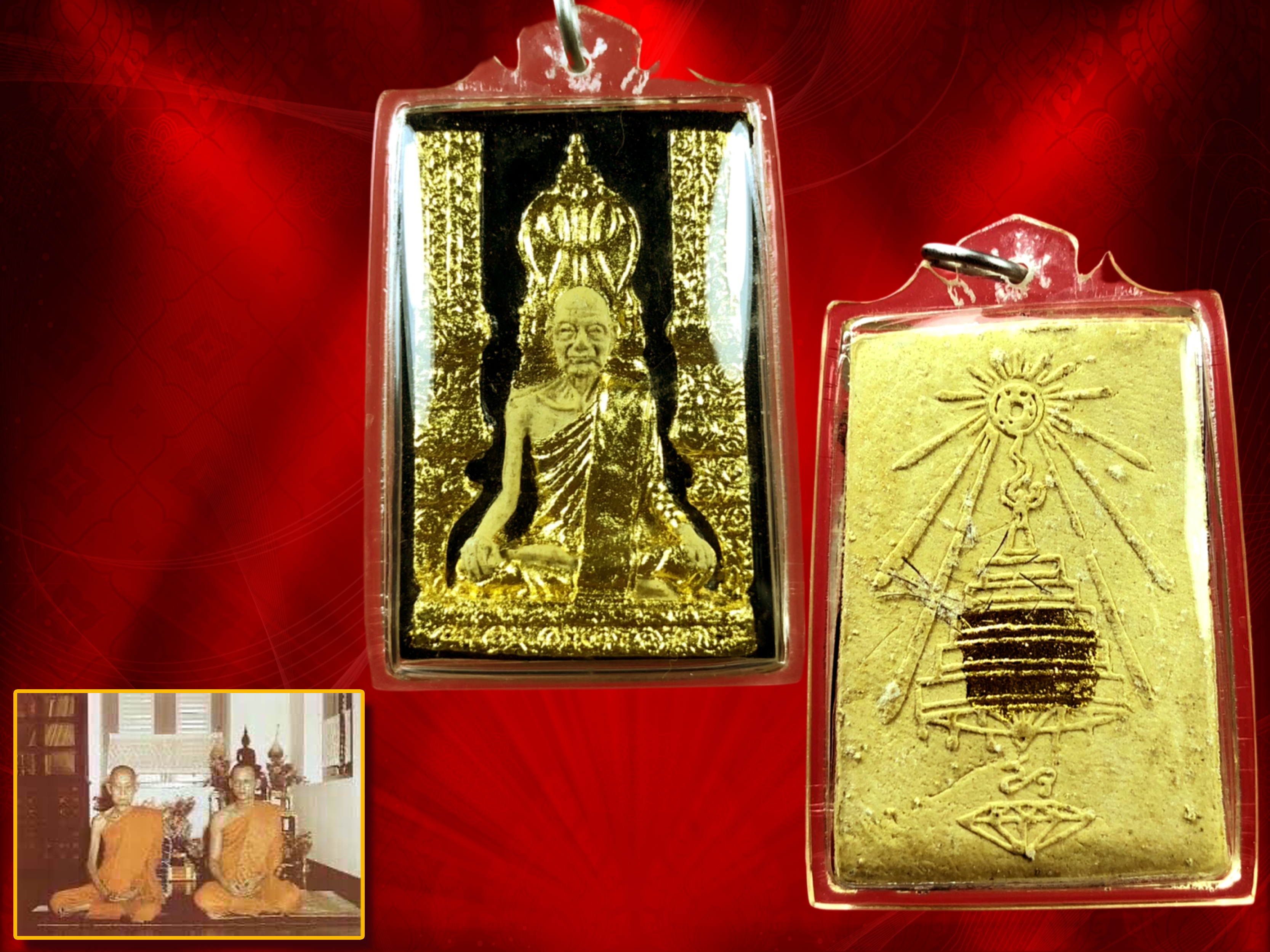 พระรูปเหมือนสมเด็จพระสังฆราชเจ้า กรมหลวงวชิรญาณวงศ์ (มรว. ชื่น นภวงศ์) ปี 2515 พิมพ์ใหญ่ พร้อมเลี่ยมพลาสติก พร้อมบูชาขึ้นคอได้เลย