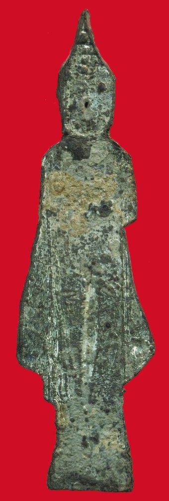 *37412 พระพุทธปางประทานพร กรุวัดสัมพันธ์วงศ์ เนื้อชินตะกั่ว 13