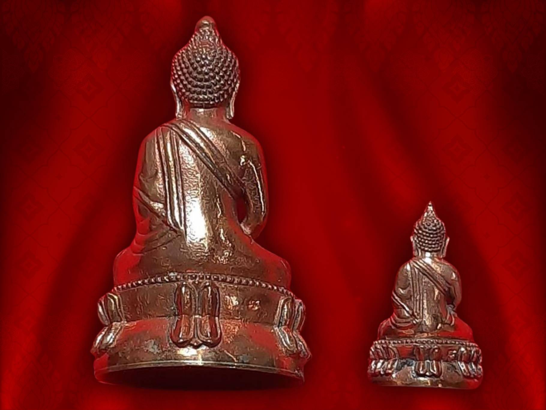 พระกริ่ง-พระชัยวัฒน์อุดมมงคล วัดบวรนิเวศวิหาร ปี 2551 (เนื้อโลหะผสม) ครบ 6 รอบ 72 ปี สมเด็จพระวันรัต (จุนท์) ปี 2551 พร้อมกล่องเดิมๆ