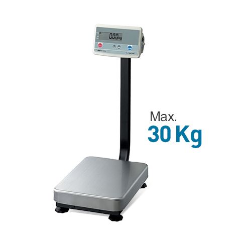 เครื่องชั่งดิจิตอล แบบวางพื้น Digital Bench Scale รุ่น FG-30KAM (30Kg x 5g) ,ยี่ห้อ AND ,ยี่ห้อ AND/Japan FG-30KAM