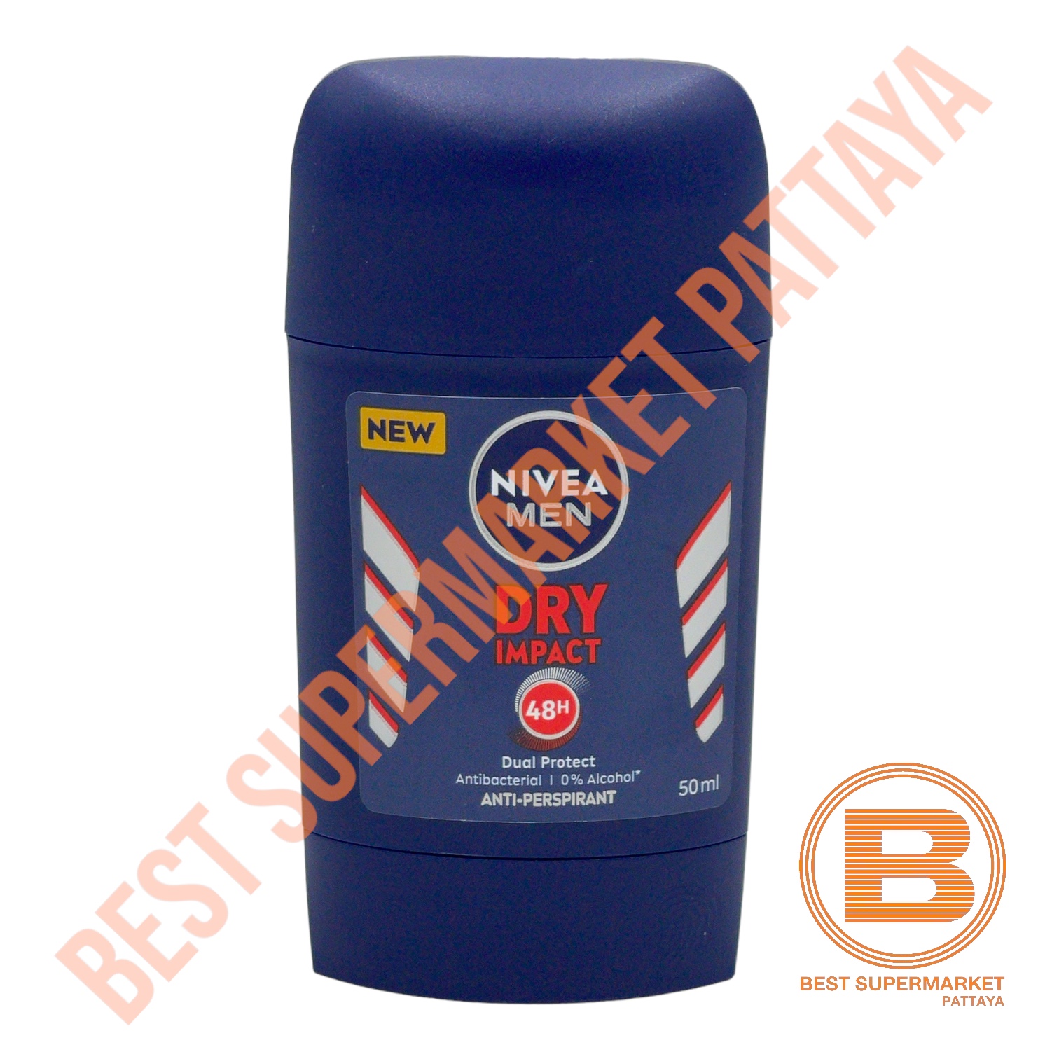 นีเวีย เมน สติ๊ก ดราย อิมแพ็ค 50 มล. Nivea Men Stick Dry Impact 50 ml.