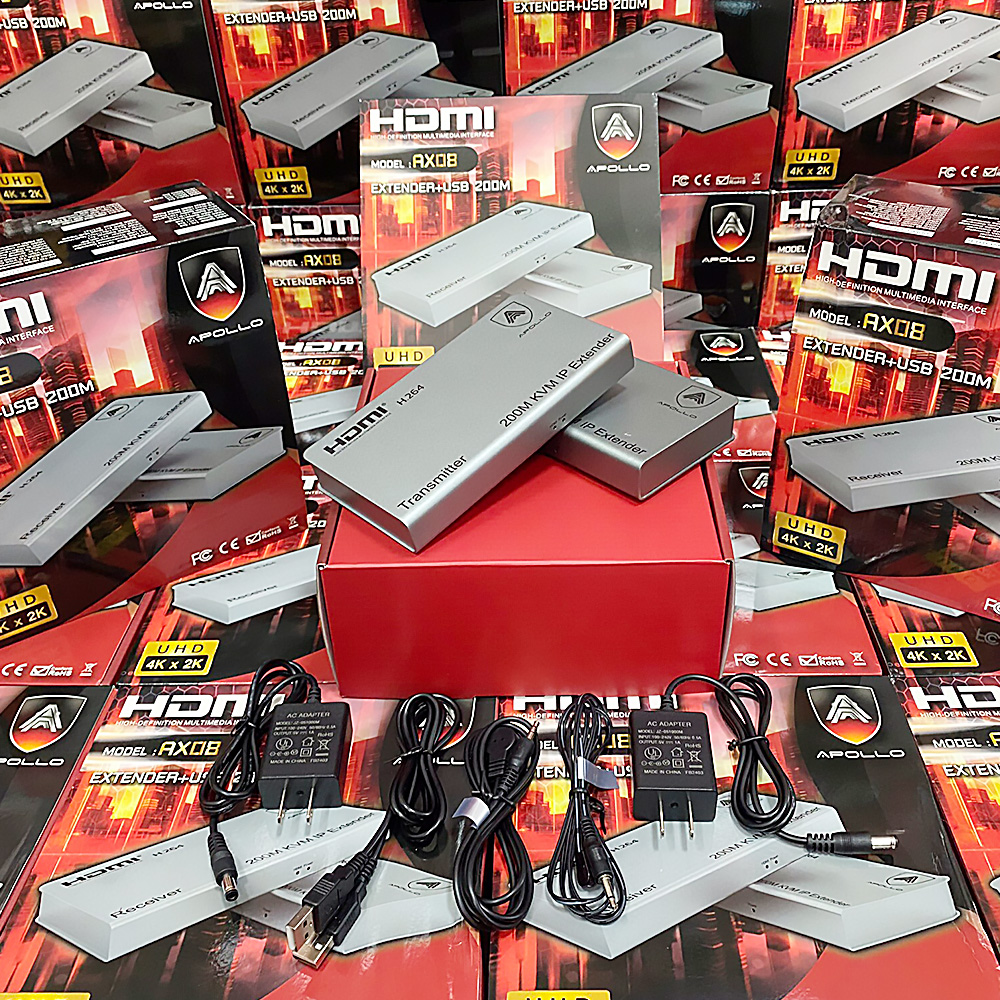 Apollo HDMI Extender รุ่น AX08 1080P 200m