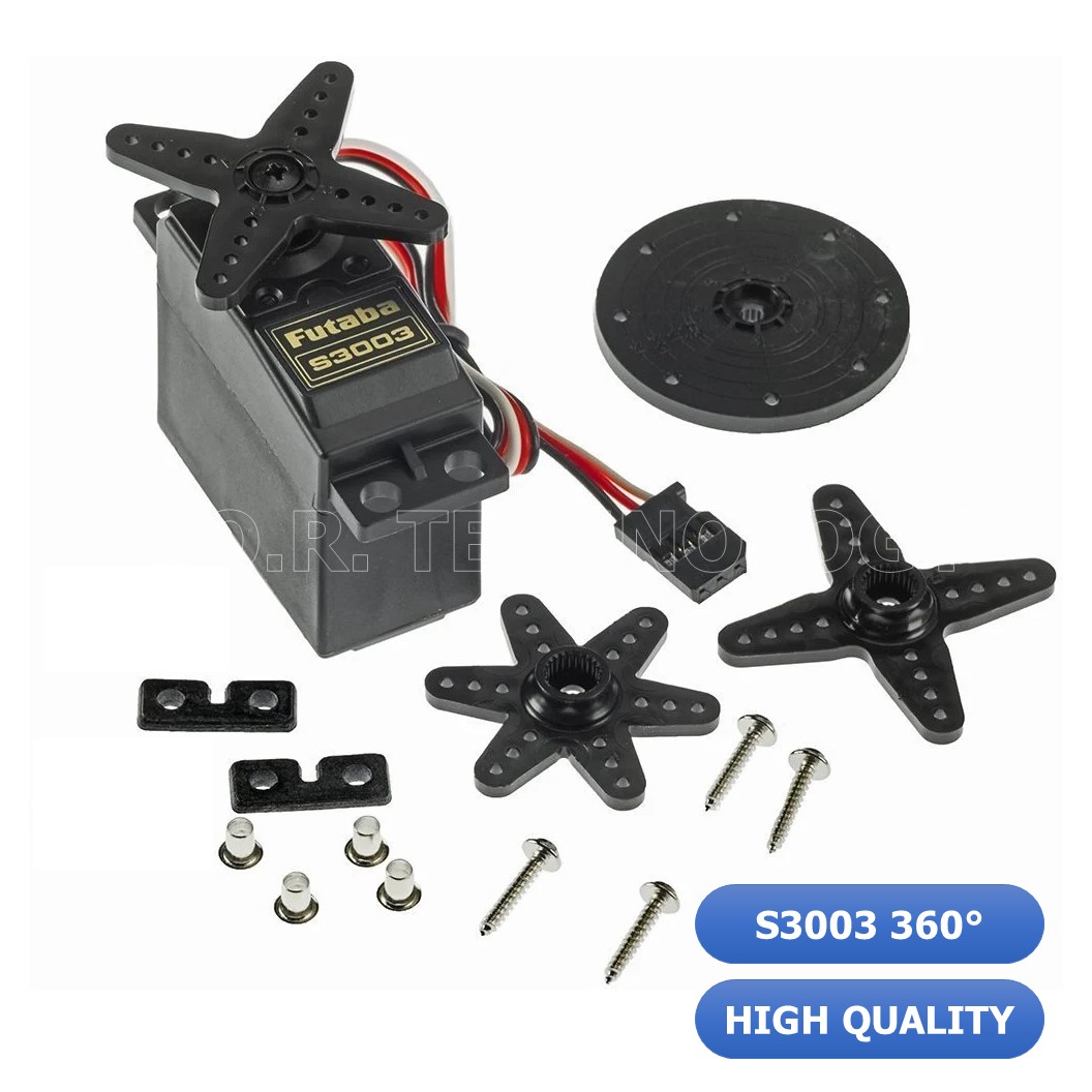 (1ชิ้น) AA227 เซอร์โวมอเตอร์ คุณภาพสูง Servo S3003 12KG 360 องศา high quality