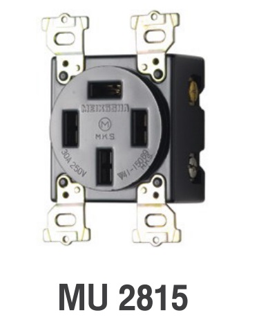 Meikosha MU2815 3P+E 30A250V เต้ารับตัวเมีย