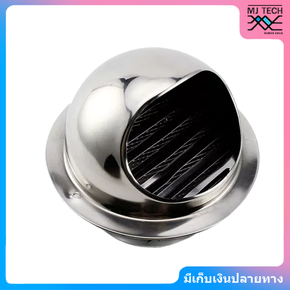 หน้ากากกันแมลง สแตนเลส ขนาด 4 นิ้ว และ 6 นิ้ว พร้อมตะแกรงกันแมลง