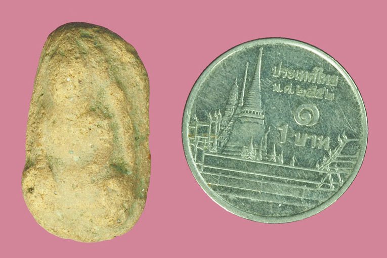 ขายแล้ว*38332 พระเม็ดน้อยหน่า กรุวัดพระแก้ว กำแพงเพชร เนื้อดิน 13