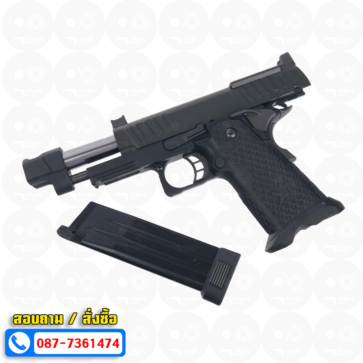 บีบีกันอัดแก๊ส ARMY R612-4 EMG Staccato C2 Comp 2011 VIP Grip BB GUN