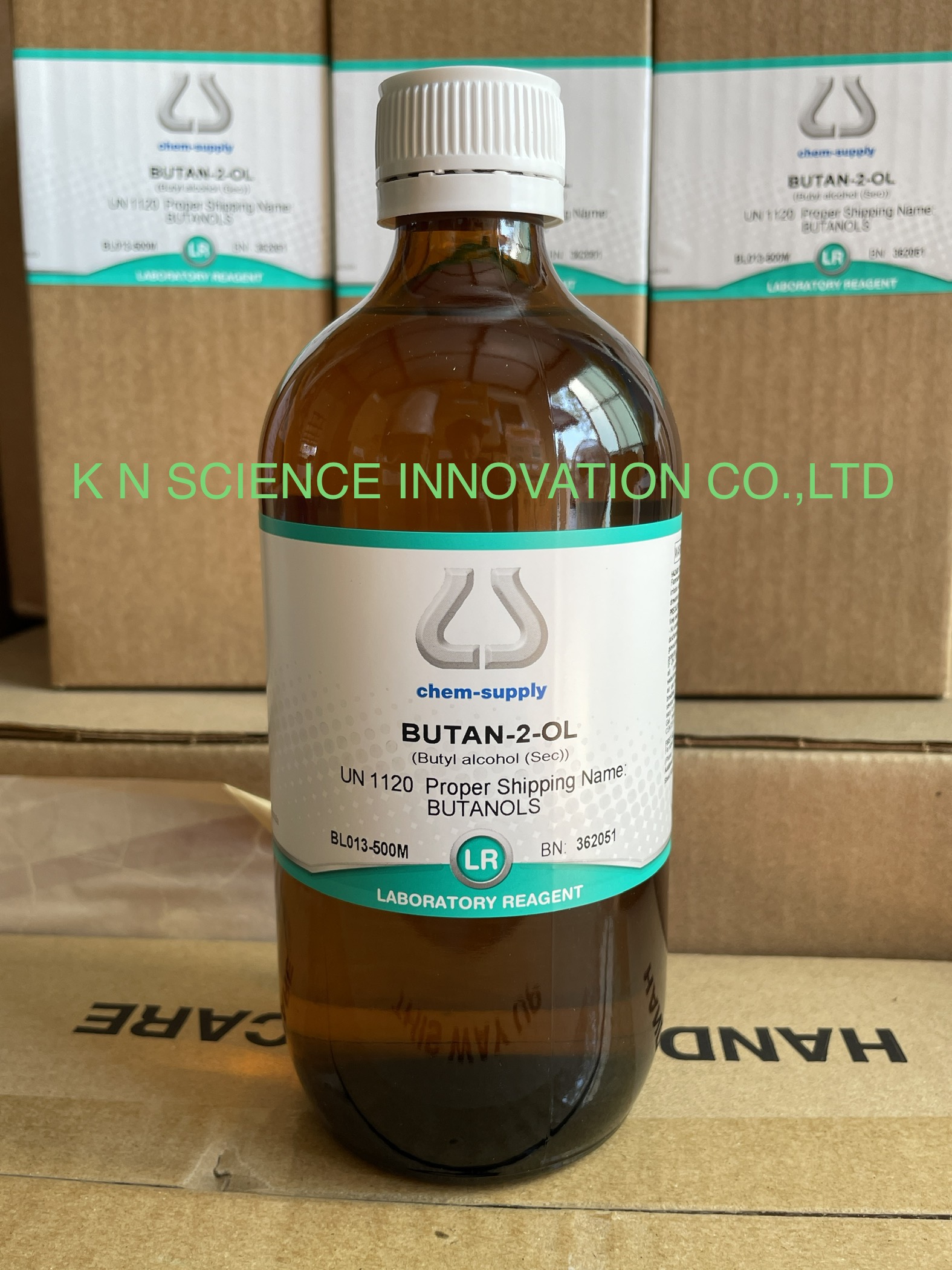 SEC - BUTYL ALCOHOL 99% ( 2 - Butanol ) Lab ChemSupply 500 ML BL013