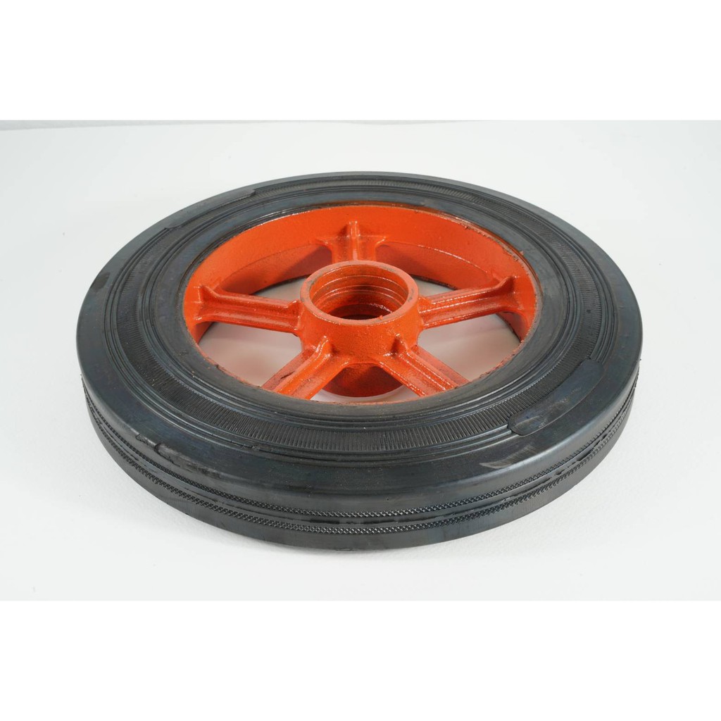 ล้อรถเข็น ล้อแม็กซ์ ล้อแม็กซ์ก้านแดง ผลิตจากเหล็กหล่อคุณภาพสูง ล้อรถเข็น ล้อยาง โพลียูรีเทนสีดำ ล้อรถ ล้อรถเข็นของ