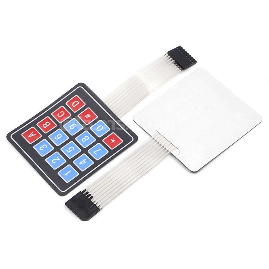 โมดูลปุ่มกด คีย์แพด คีย์บอร์ด 4x3/4x4 Keypad Matrix Membrane key Arduino Keyboard module ปุ่มกด 12ปุ่ม/16ปุ่ม สำหรับ อาร์ดูโน่