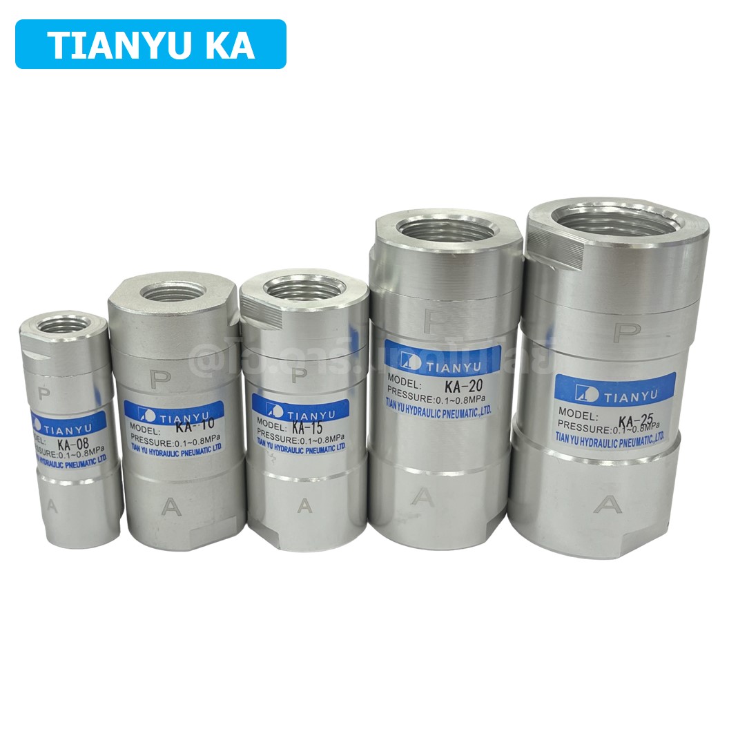 TIANYU KA วาล์วกันกลับ วาล์วกันย้อน Check Valve One way valve (One Direction)