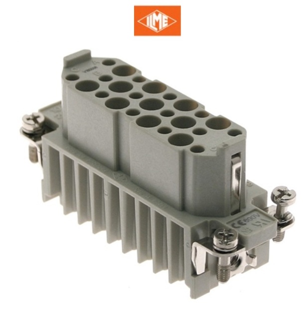 CDF40 FEMALE INSERT 40P+E-10A/250V-FOR CRIMP CONTACT CDFAx 40Pin "ILME"