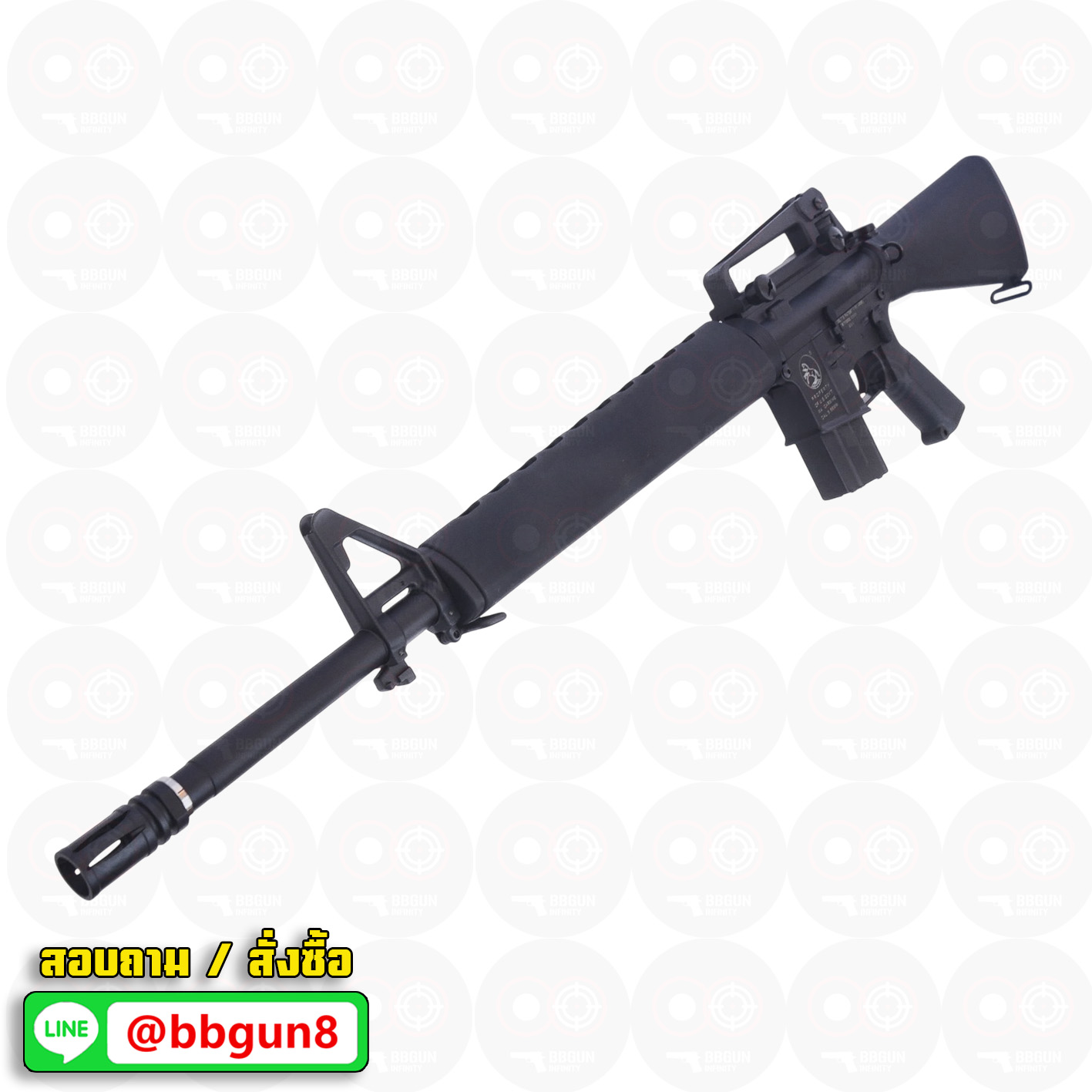 บีบีกันไฟฟ้า Double Bell 085A M16A1 AEG BB GUN