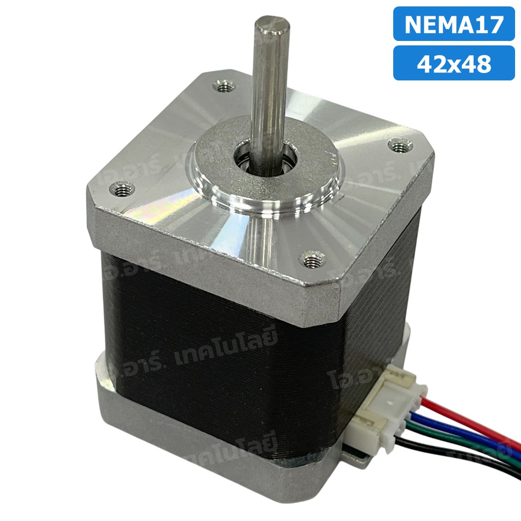 NEMA17 42x48 สเต็ปเปอร์มอเตอร์ พร้อมสาย Stepper Motor NEMA17 with cable 1000mm สเต็ปปิ้งมอเตอร์ Stepping Motor สเตปมอเตอร์ Step motor