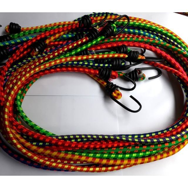 สายรัดมอเตอร์ไซด์ สายรัดของยางยืด (ราคารวมแวท) เชือกมัดมอเตอร์ไซต์คละสี สายรัดของเอนกประสงค์ เชือกรัดของมอเตอร์ไซด์