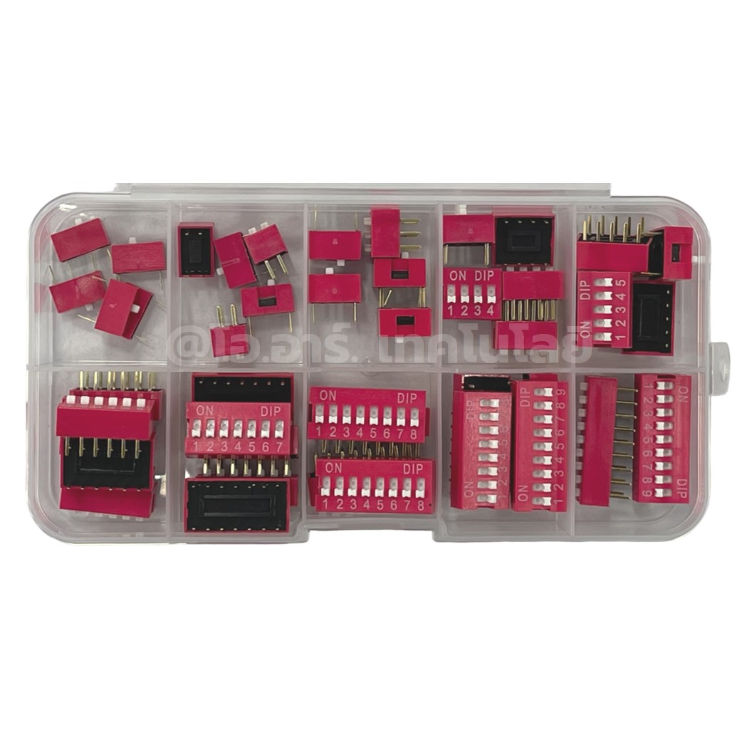 DIP switch Kit ชุด ดิฟสวิทช์ สวิตช์แบบ DIP switch DIP 2.54mm สวิทช์เลื่อน