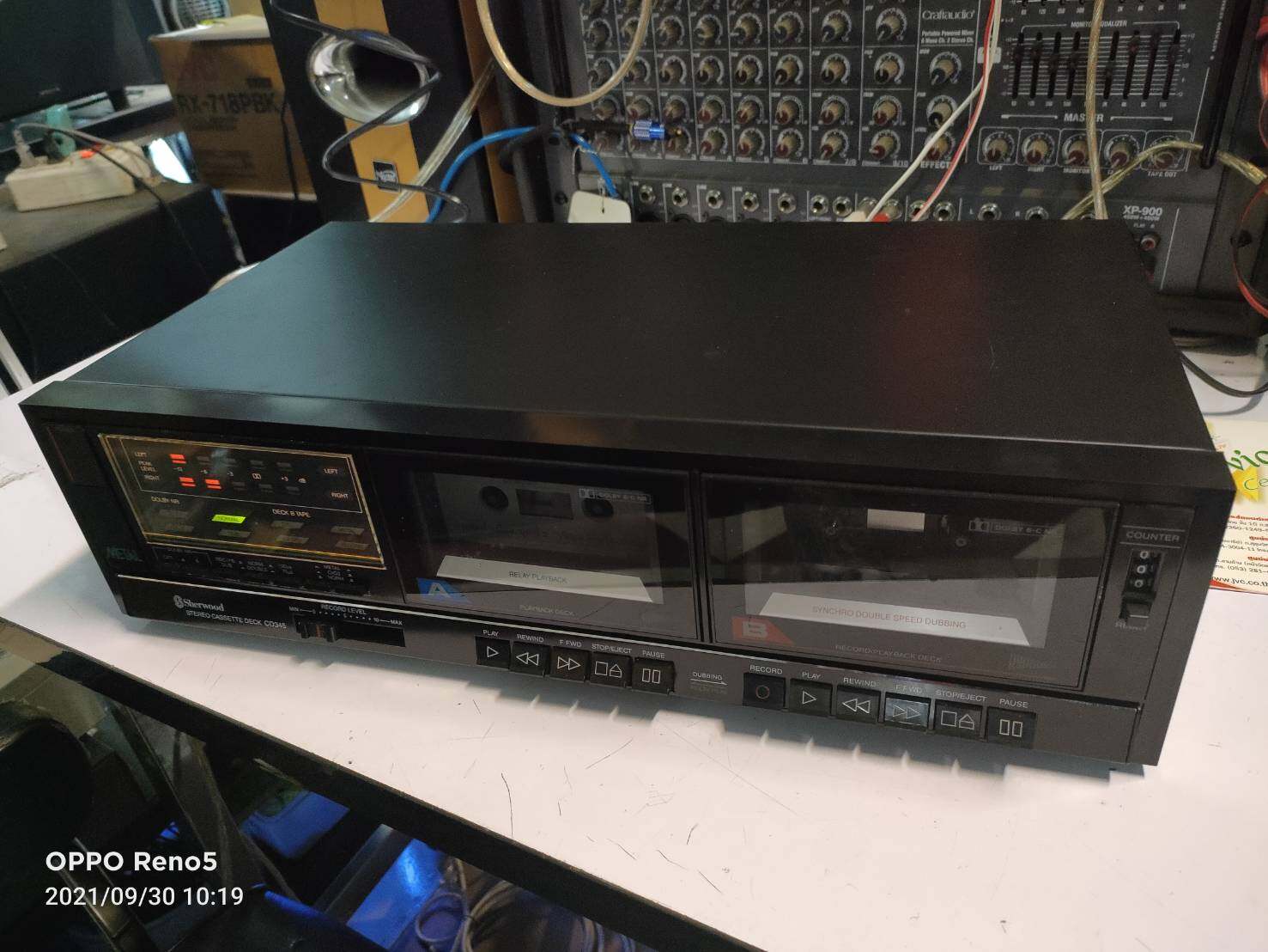เชอร์วูด CD345 ของใหม่ STEREO CASETTE DECK