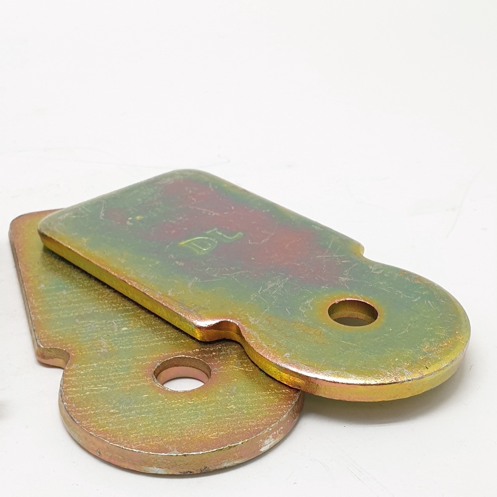 แผ่นเดี่ยวประกบล้อ ขนาด 3", 4" สำหรับติดตั้งกับประตูรั้ว(ราคารวมแวท) ชุดประกบ